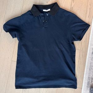 Sandro - blue and black polo